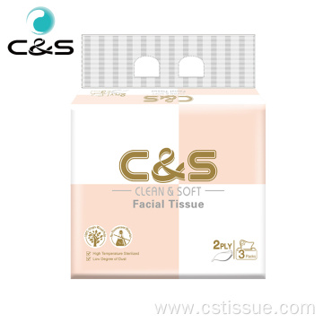 Biodegradable Soft Pack Facial Tissue